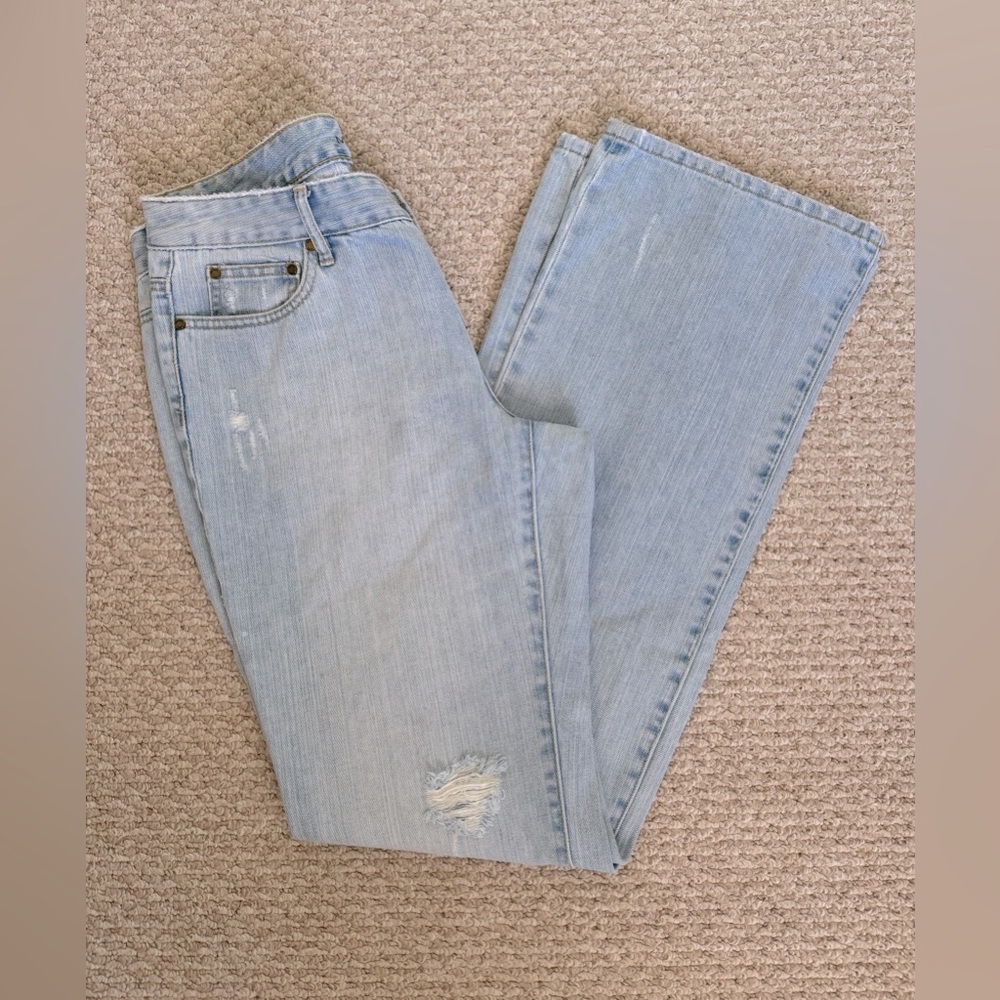 Michael Kors Light Blue Straight Leg Jeans, 6🦋